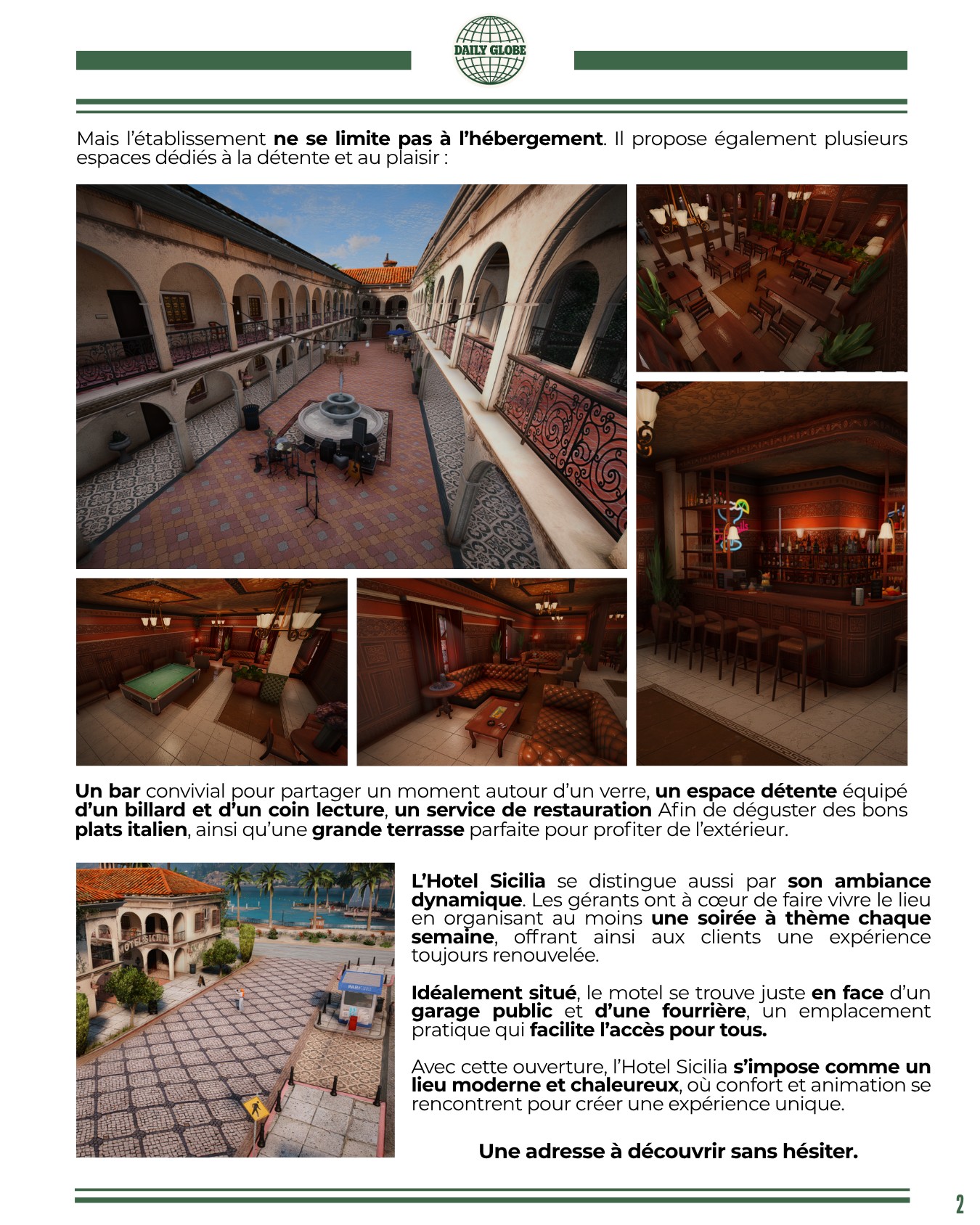 📰 Ouverture de l'hôtel Sicilia