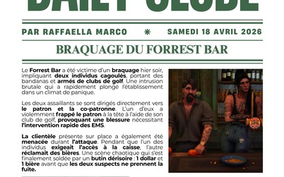 📰 Un braquage au Forrest Bar