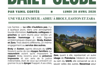 📰 Adieu à Broly, Easton et Zara